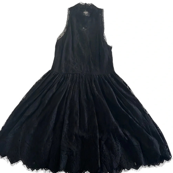 Free people “Verushka” lace Dress. Size 2 black - Picture 2 of 10